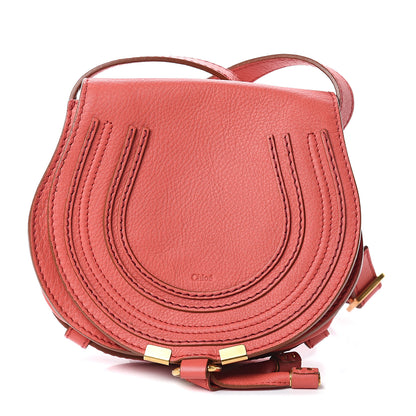 Chloe Calfskin Mini Marcie Round Crossbody Bag Paradise Pink 1 of 7