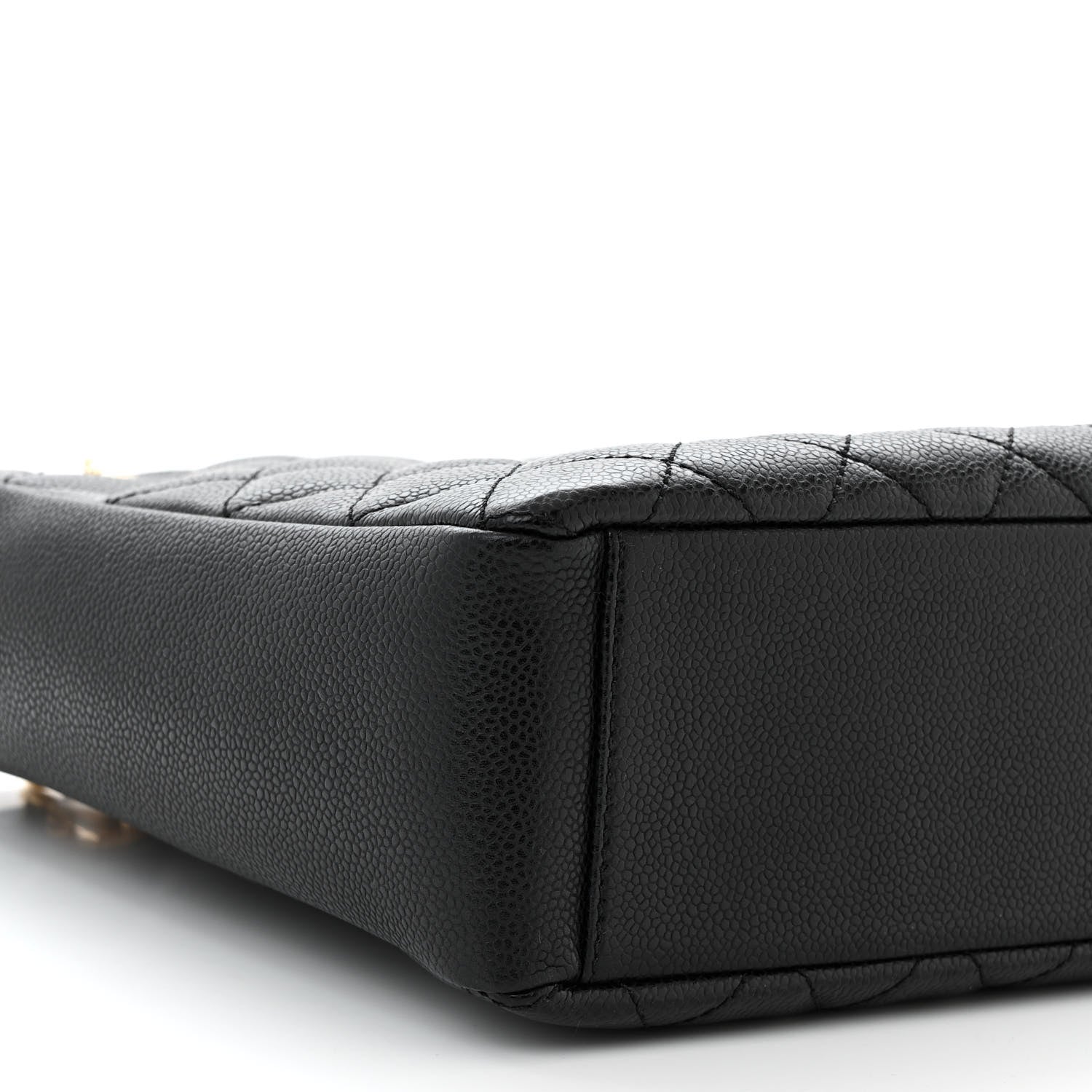 Chanel Caviar Quilted Petit Shopping Tote PST Black 9 of 10