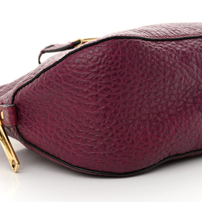 Burberry Heritage Grain Small Orchard Bowling Bag Damson Magenta 9 of 10