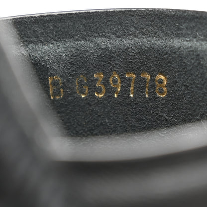 Chanel Lambskin Espadrille Mule Sandals 35 Black 6 of 9