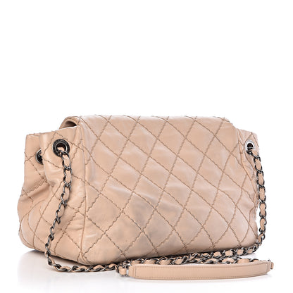 Chanel Calfskin Stitch It Accordion Flap Beige 3 of 14