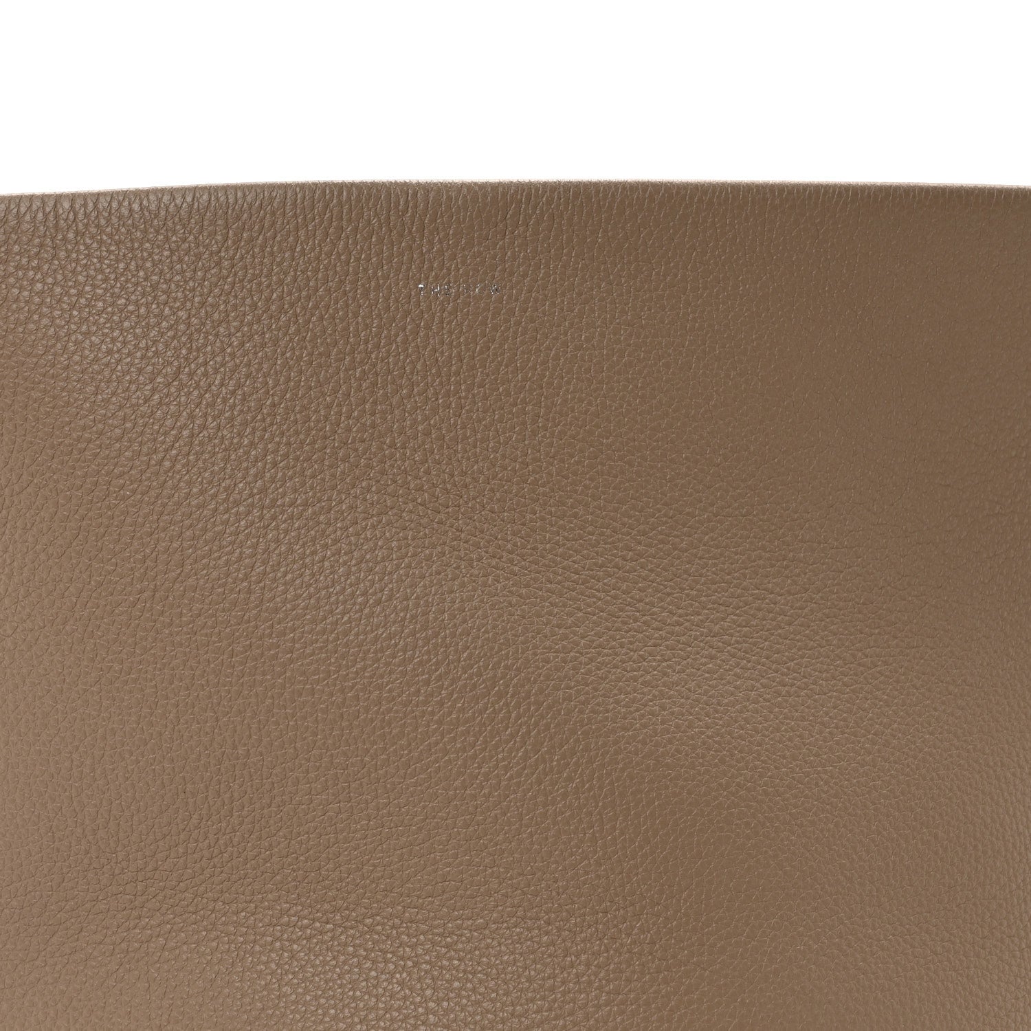 The Row Grained Calfskin Large N/S Park Tote Dark Taupe 8 of 10