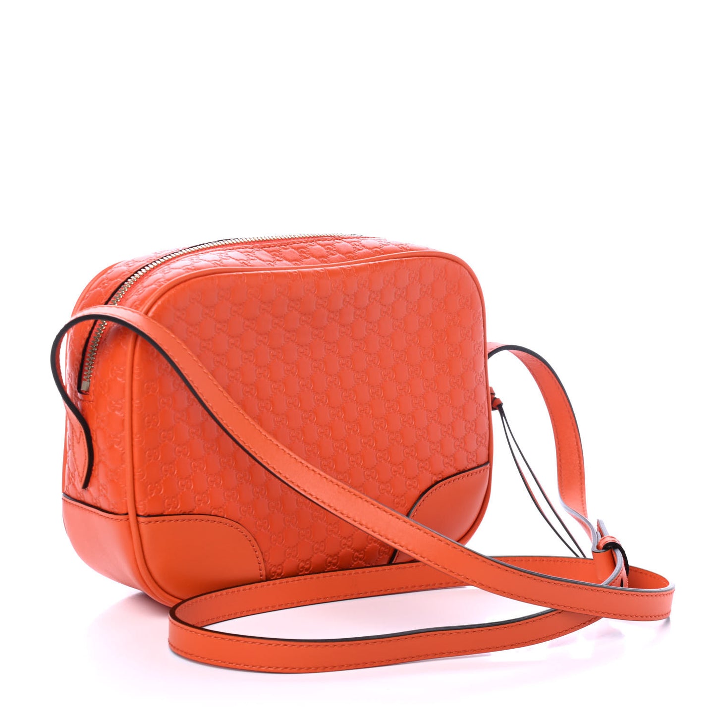 Soft Microguccissima Mini Bree Messenger Bag Sun Orange