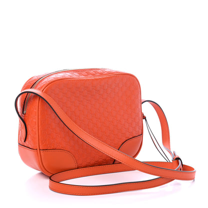 Gucci Soft Microguccissima Mini Bree Messenger Bag Sun Orange 2 of 4