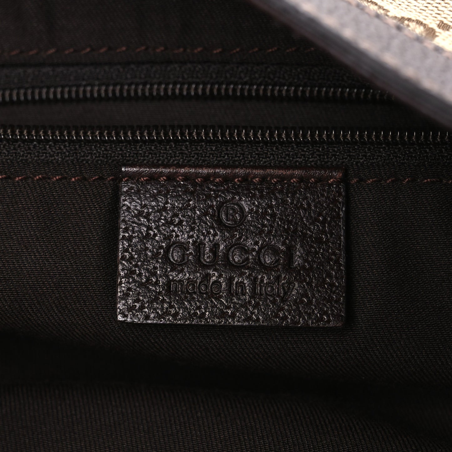 Monogram Medium Abbey Tote  Brown