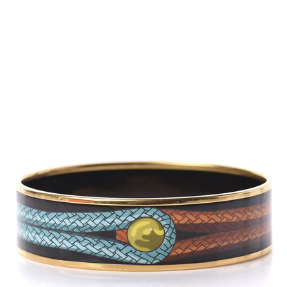 Hermes Enamel Printed Wide Bracelet 70 4 of 6