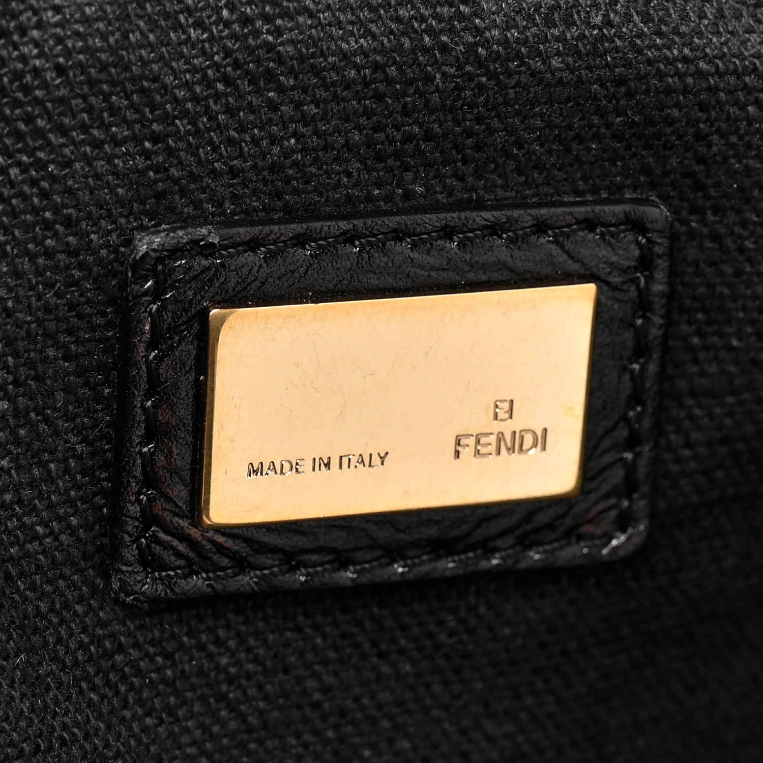 Fendi Raffia Twins Tote Black 6 of 10