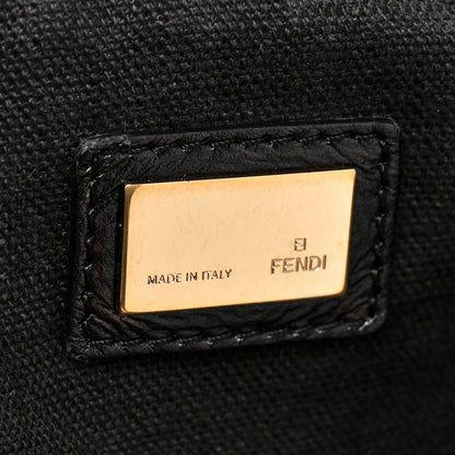 Fendi Raffia Twins Tote Black 6 of 10