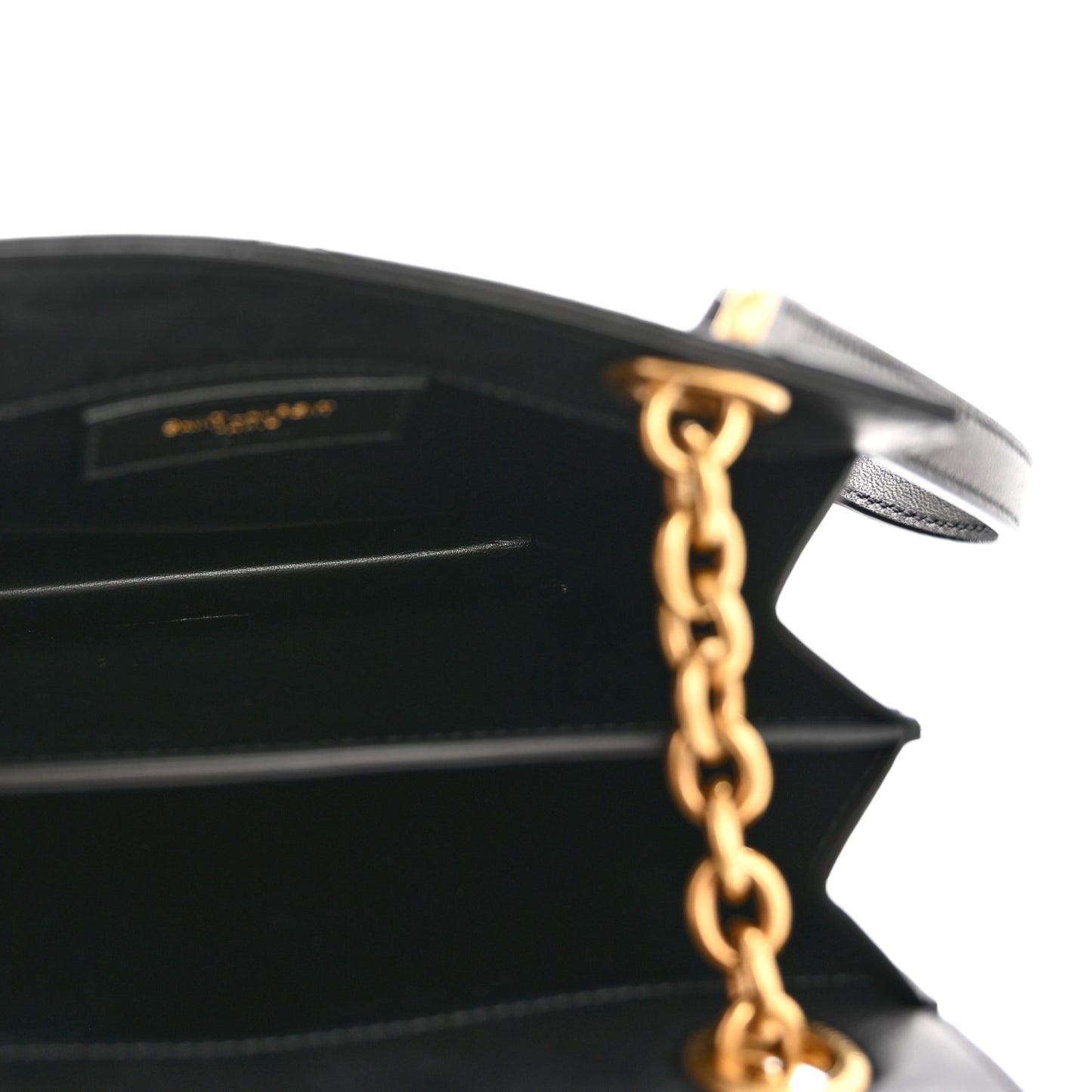 Lambskin Quilted Le Maillon Square Crossbody Bag Black
