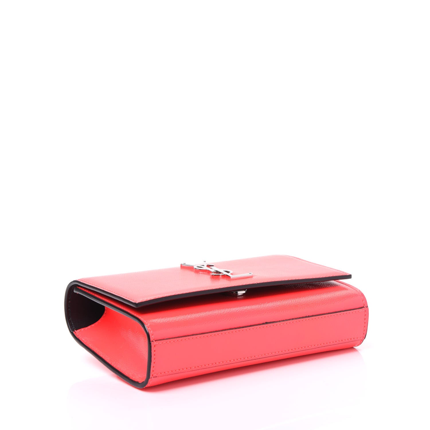 Saint Laurent Grain De Poudre Monogram Kate Belt Bag Neon Pink 3 of 8