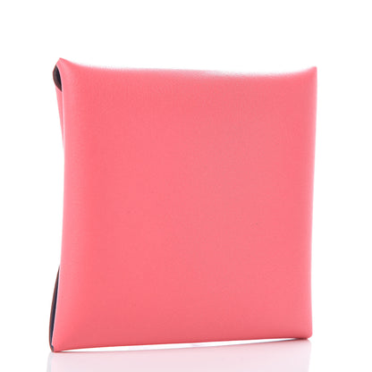 Hermes Evercolor Bastia Coin Purse Rose Azalee 3 of 7