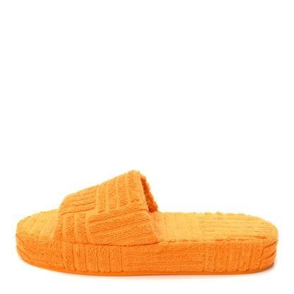 Bottega Veneta Resort Sponge Slides Sandals 40 Orange 1 of 7