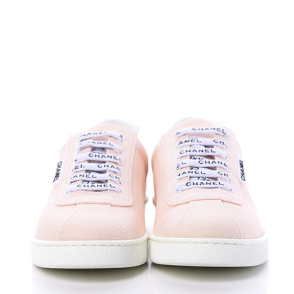 Chanel Canvas Womens Sneakers 40 Light Pink 2 of 9