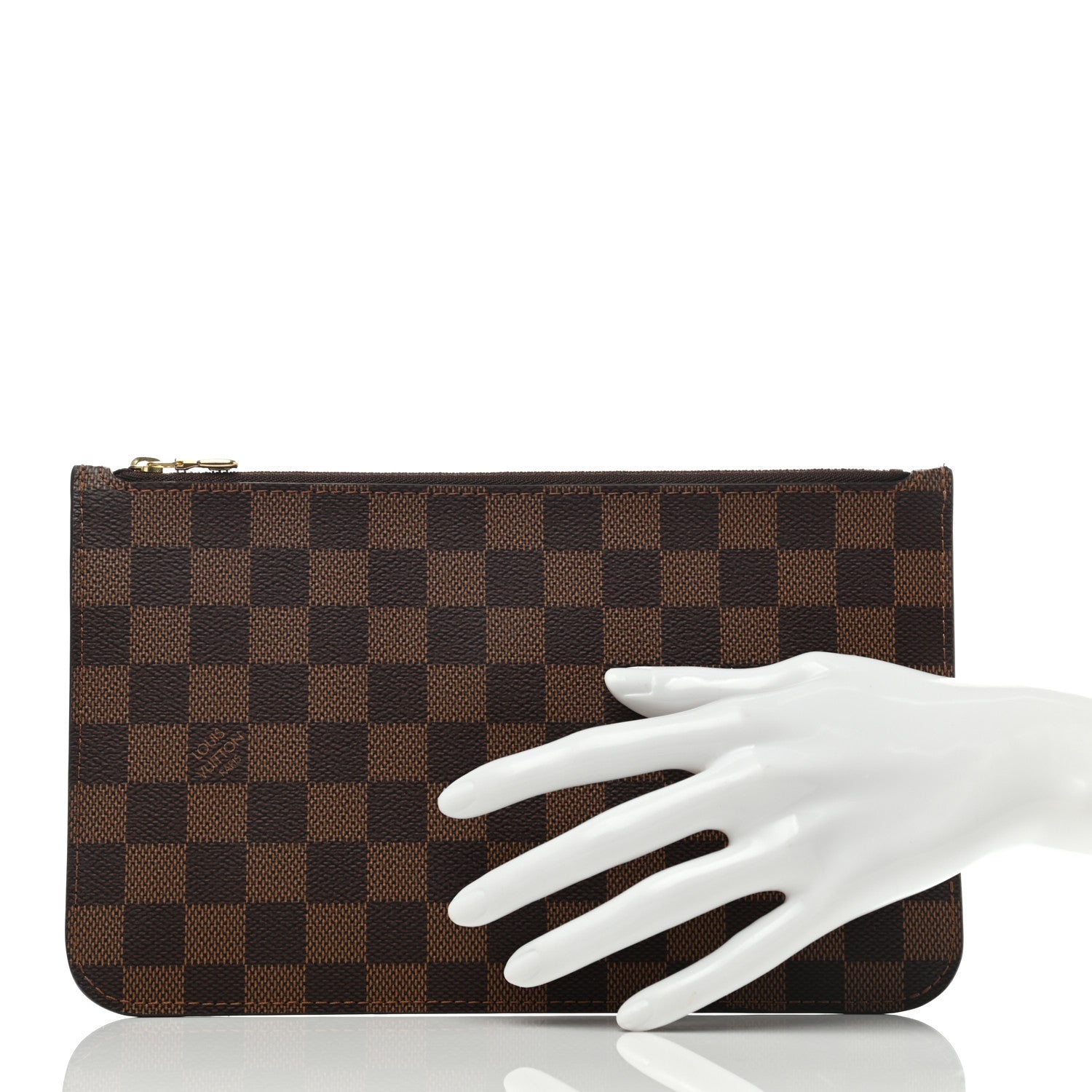 Louis Vuitton Damier Ebene Neverfull MM GM Pochette 2 of 7