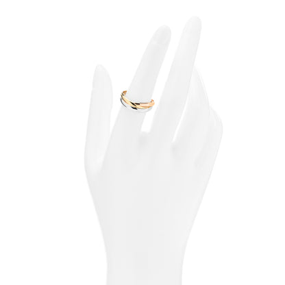 Cartier 18K Pink Yellow White Gold Small Trinity Ring 55 7.25 2 of 4