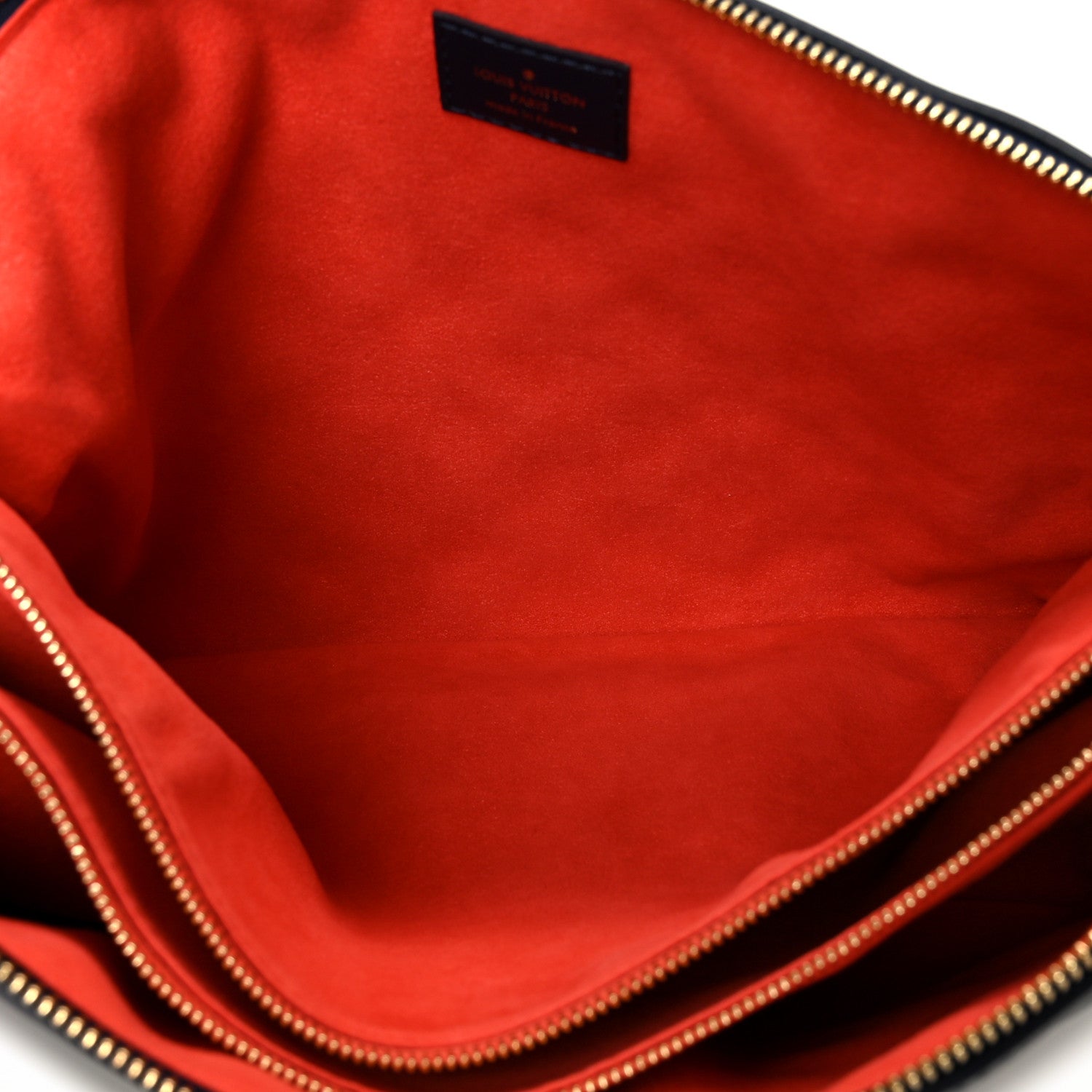 Louis Vuitton Lambskin Embossed Monogram LV Garden Coussin MM Navy Blue 5 of 12