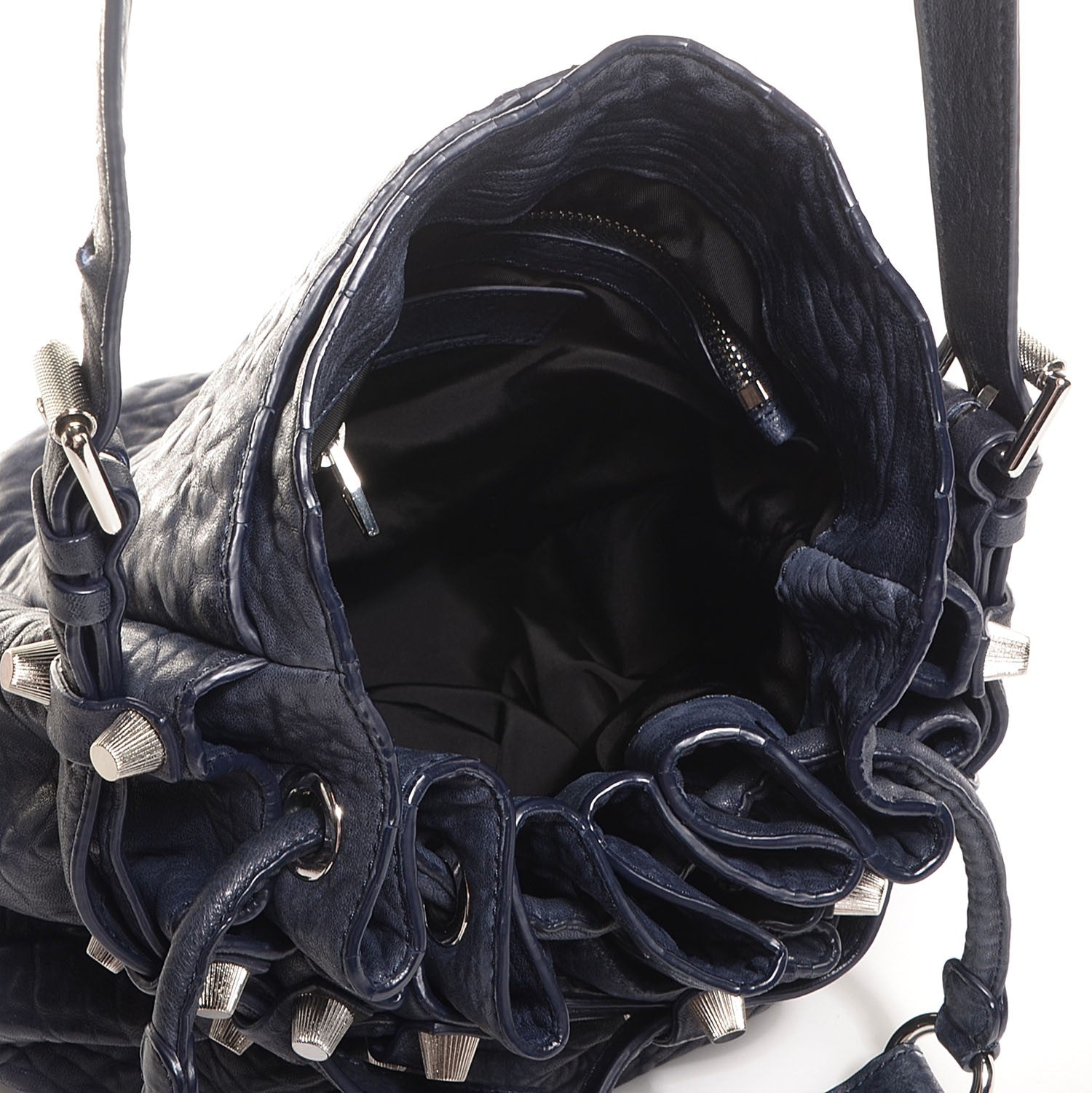 Alexander Wang Pebbled Lambskin Diego Bucket Bag Neptune 5 of 6