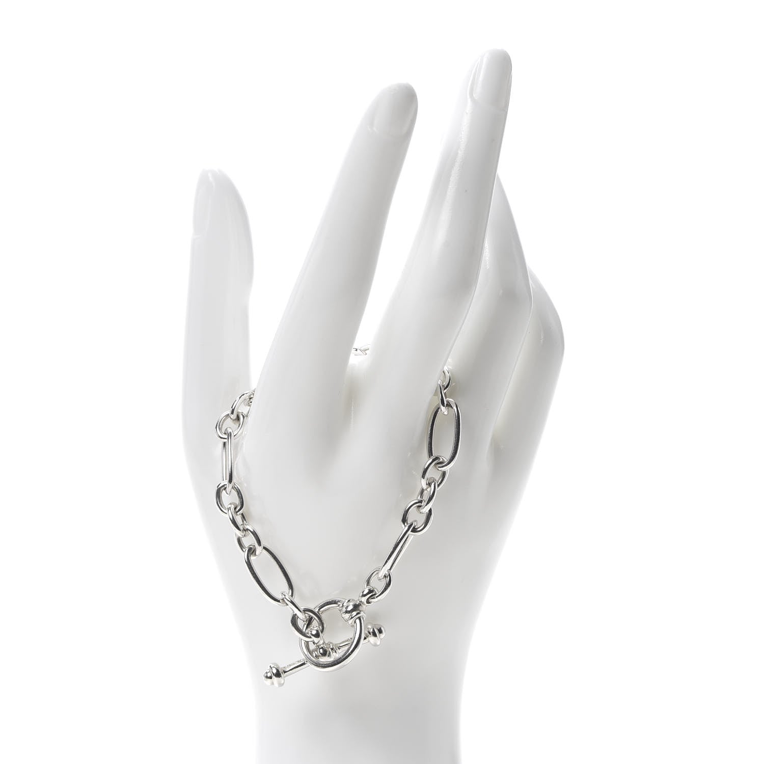Tiffany Sterling Silver Paloma Picasso Toggle Chain Link Bracelet 2 of 5