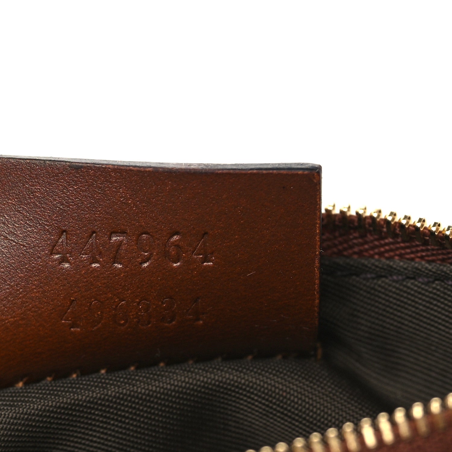 Gucci GG Supreme Monogram Key Case Beige Ebony Cuir 7 of 8
