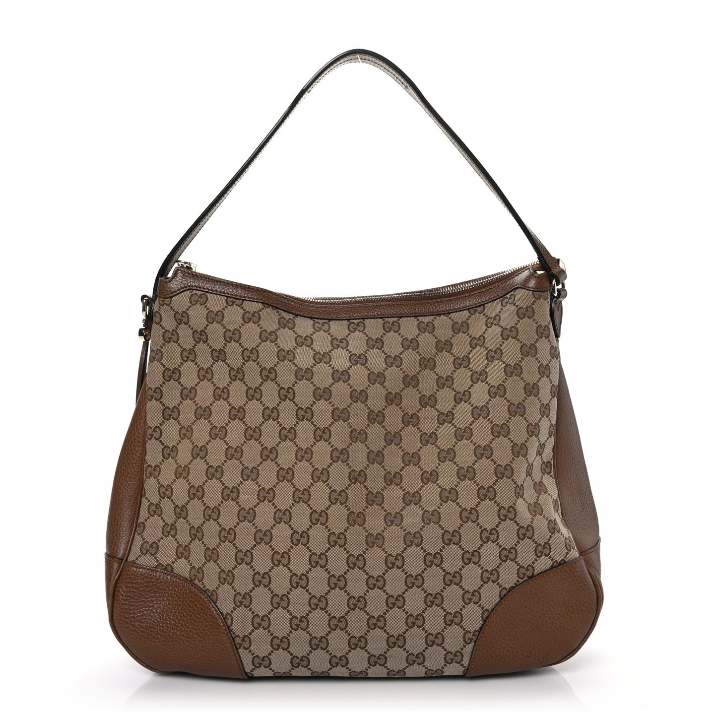 Soft GG Monogram Large Margaux Hobo Brown