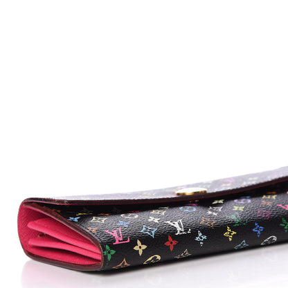 Louis Vuitton Monogram Multicolor Sarah Wallet Black Grenade 7 of 10