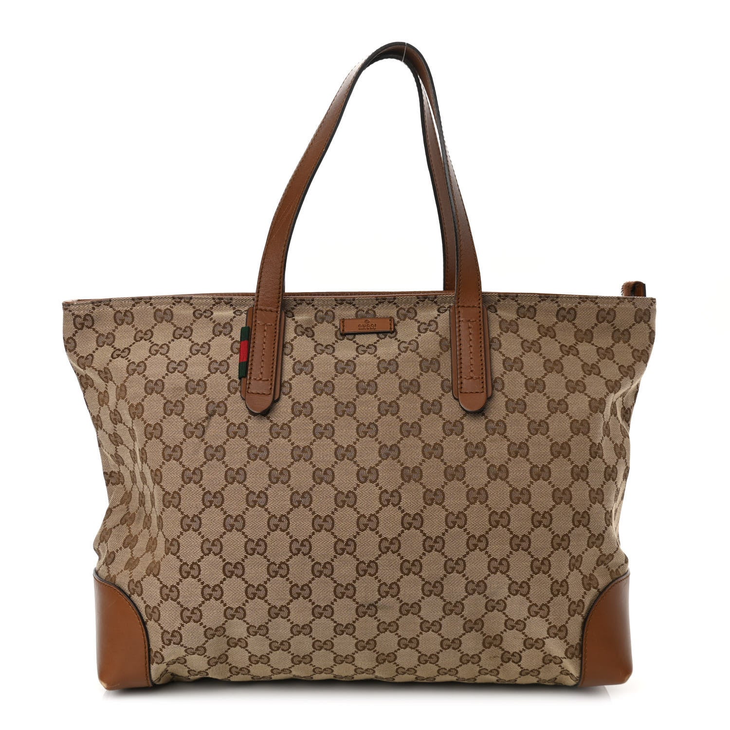 Gucci Monogram Large Original Tote Tan 1 of 14