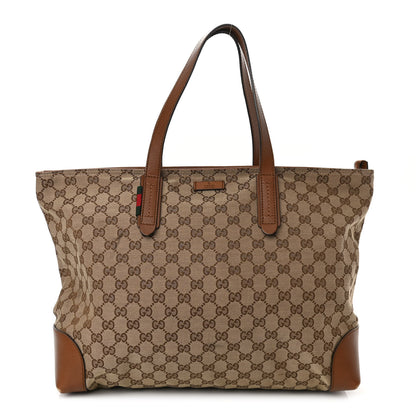 Gucci Monogram Large Original Tote Tan 1 of 14