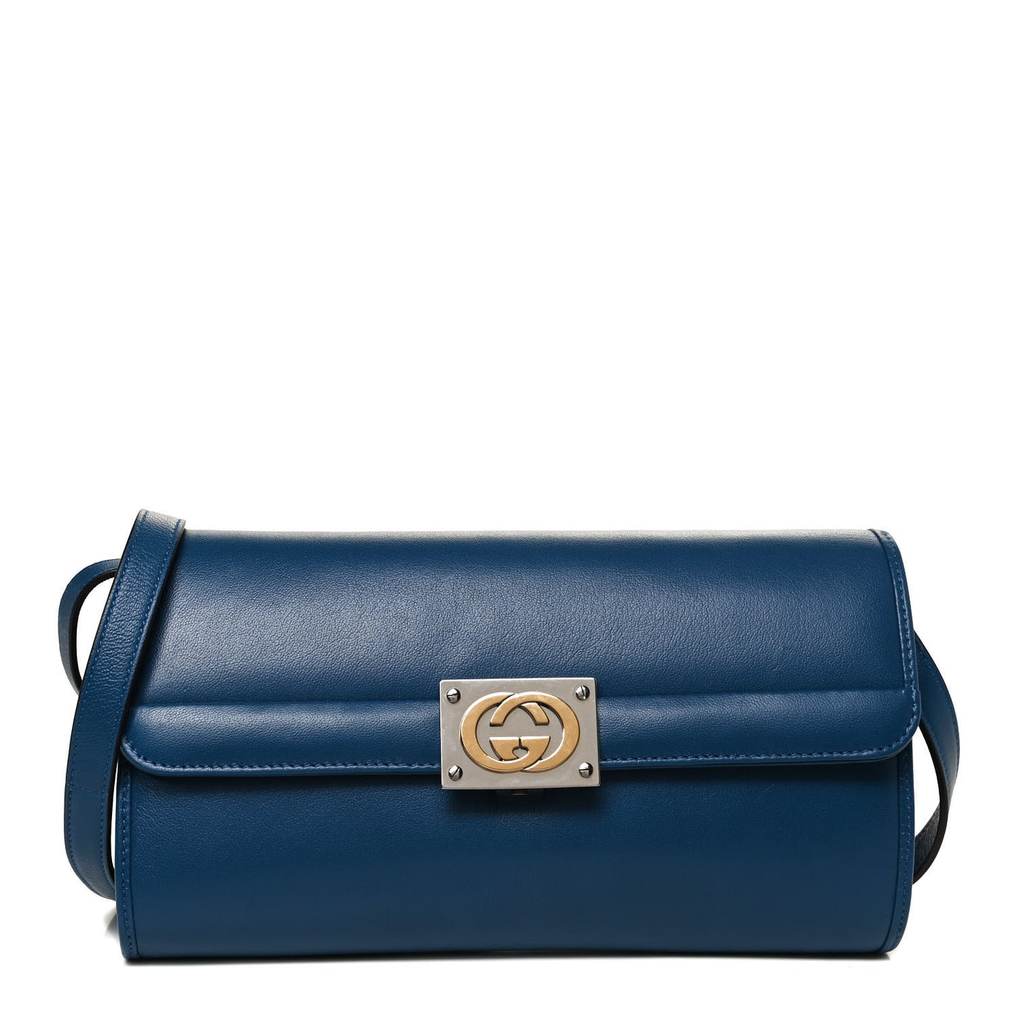 Lambskin Linea Matisse Shoulder Bag Blue