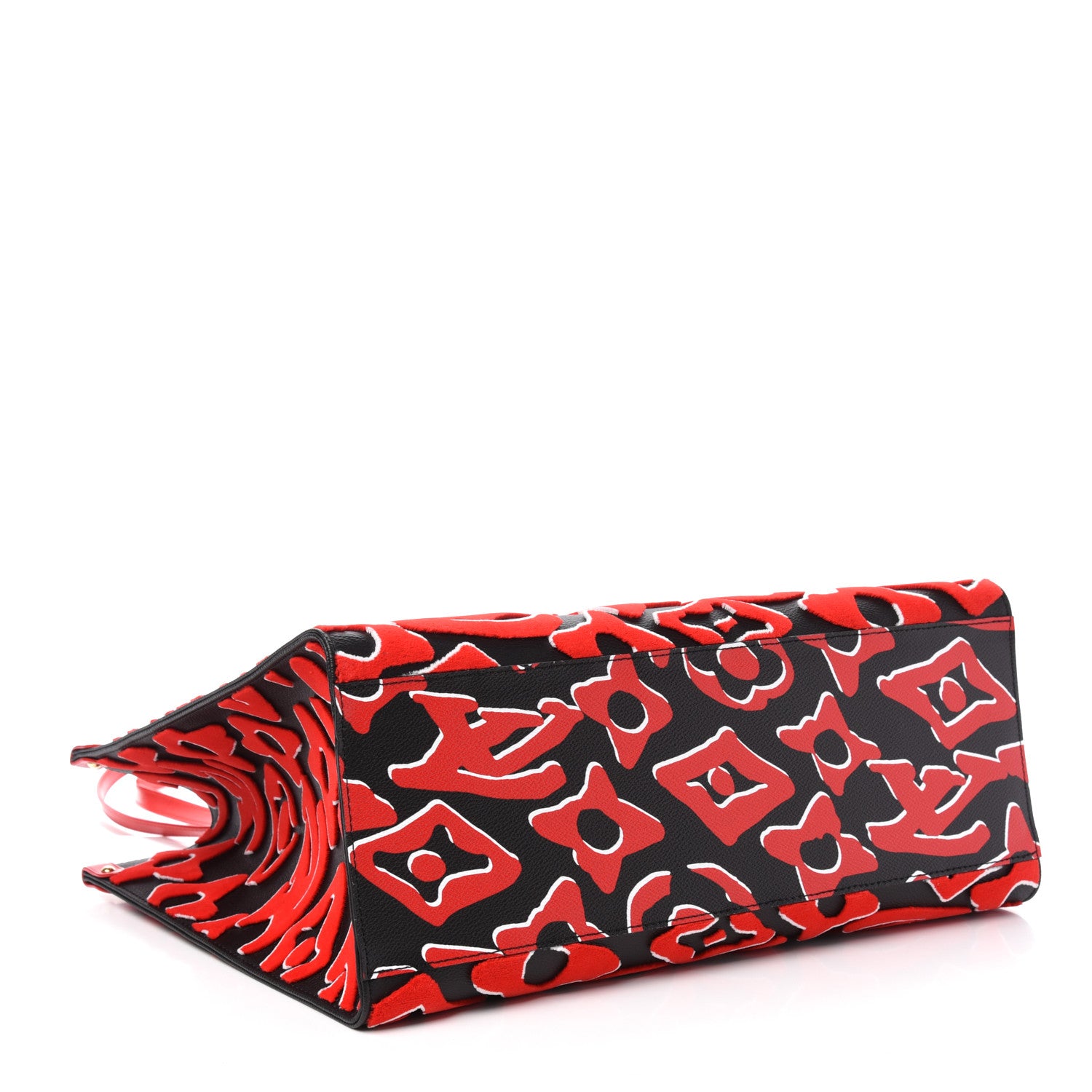 Louis Vuitton X UF Tufted Monogram Onthego GM Black Red 5 of 11
