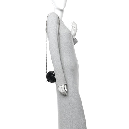 Chanel Lambskin Mini Camellia Bouquet Clutch With Chain Black 2 of 10