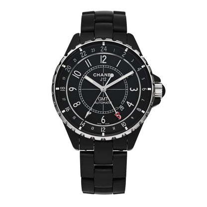 Chanel Stainless Steel Matte Ceramic 41mm J12 GMT Automatic Watch Black 1 of 5