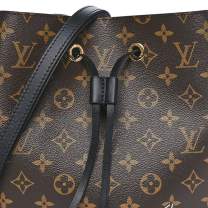 Louis Vuitton Monogram Neonoe MM Black 7 of 9