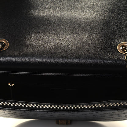 Chanel Shiny Calfskin Goatskin Quilted Medium Coco Curve Messenger Flap Black 4 of 4