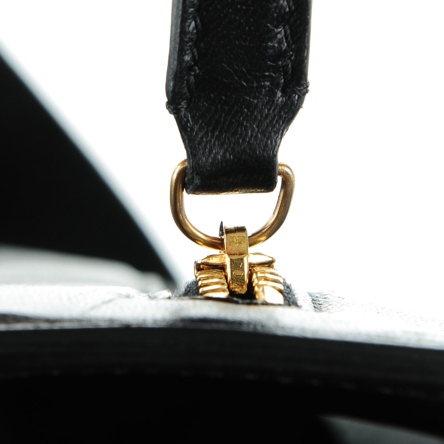 Lambskin Horizontal Cabas Black