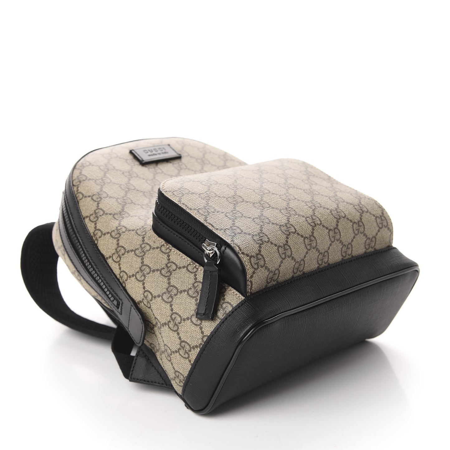 GG Supreme Monogram Small Eden Day Backpack Black