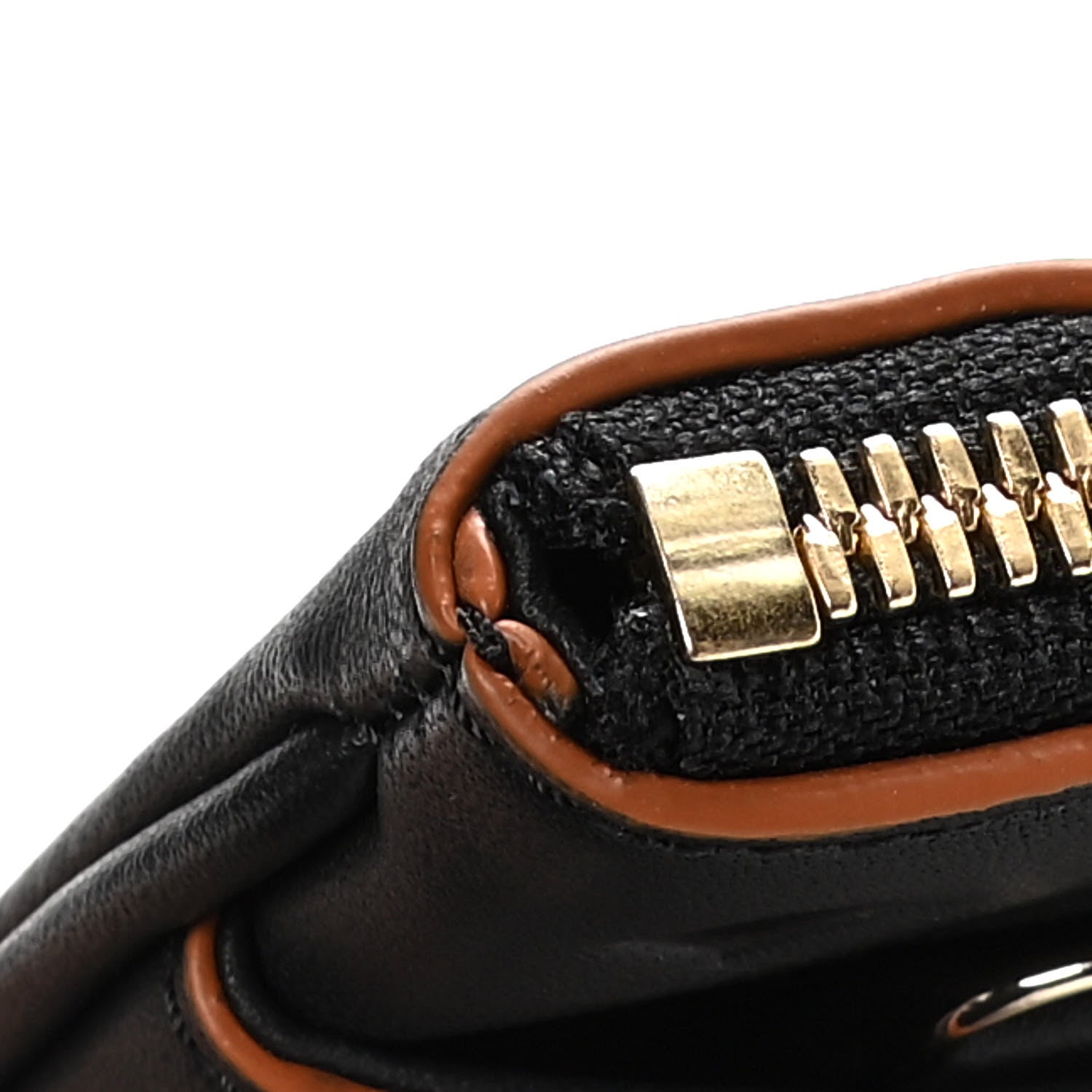 MCM Calfskin Ottomar Monogram Medium Crossbody Pouch Black 10 of 11