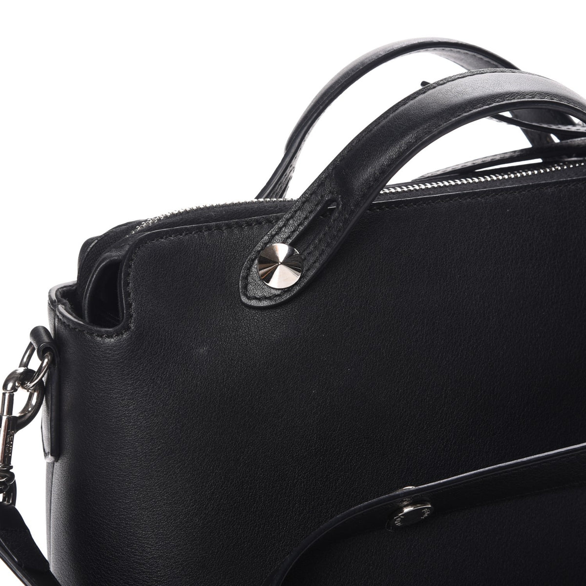 Vitello Dolce Medium By The Way Boston Bag Black