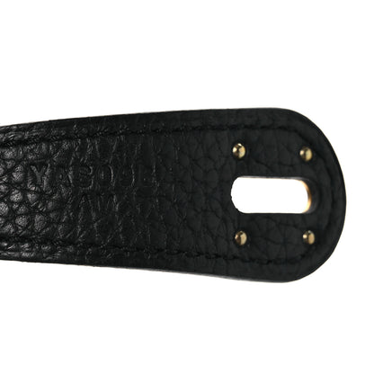 Hermes Taurillon Clemence Lindy 30 Black 7 of 11