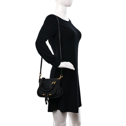 Chloe Calfskin Mini Marcie Satchel Black 2 of 10