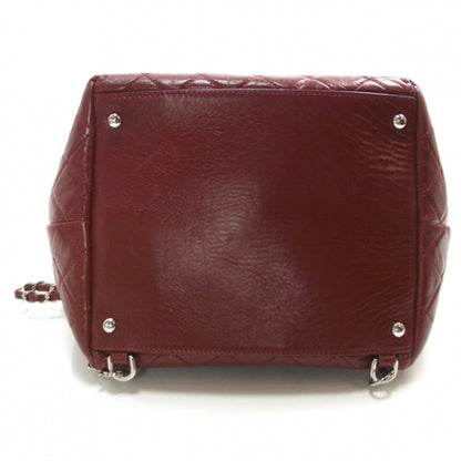 Chanel Lambskin Quilted Beijing Backpack Red 6 of 12
