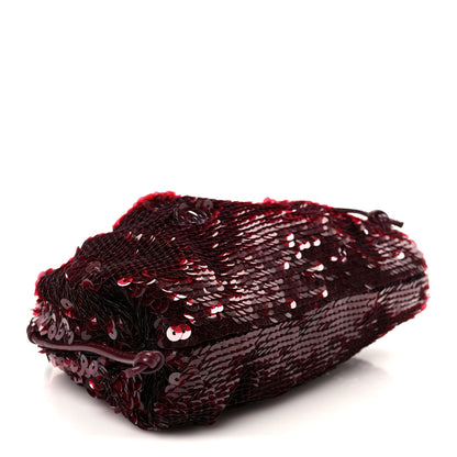 Bottega Veneta Sequin The Mini Pouch Barolo 4 of 11