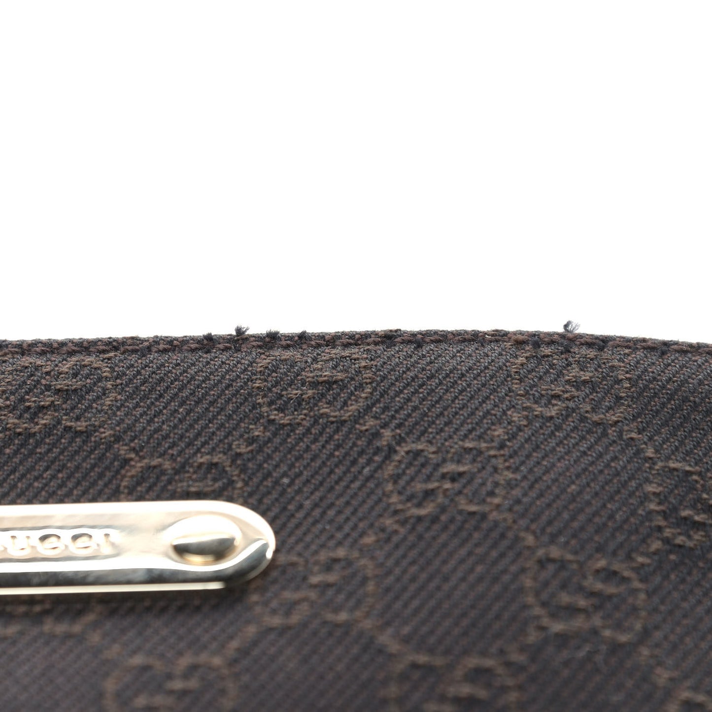 Denim Monogram Messenger Bag Dark Brown