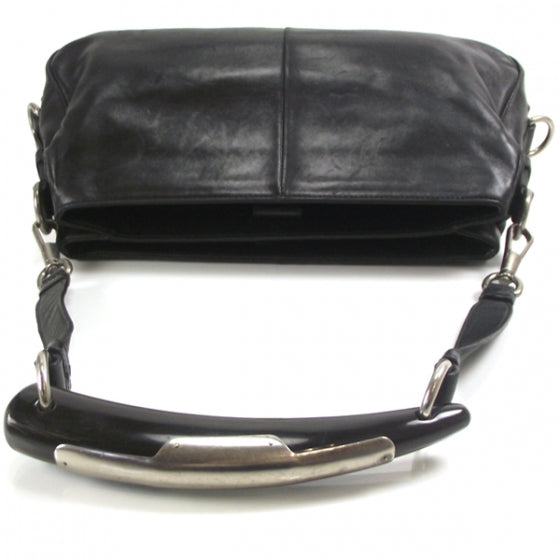 Leather Vintage Mombasa Hobo Horn Bag