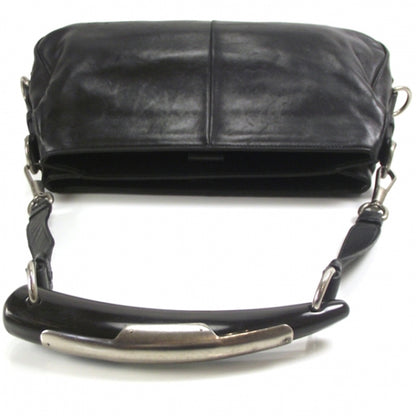 Saint Laurent Leather Vintage Mombasa Hobo Horn Bag 6 of 9