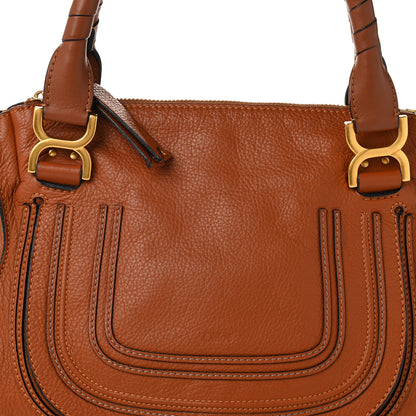 Chloe Calfskin Medium Marcie Satchel Tan 8 of 10