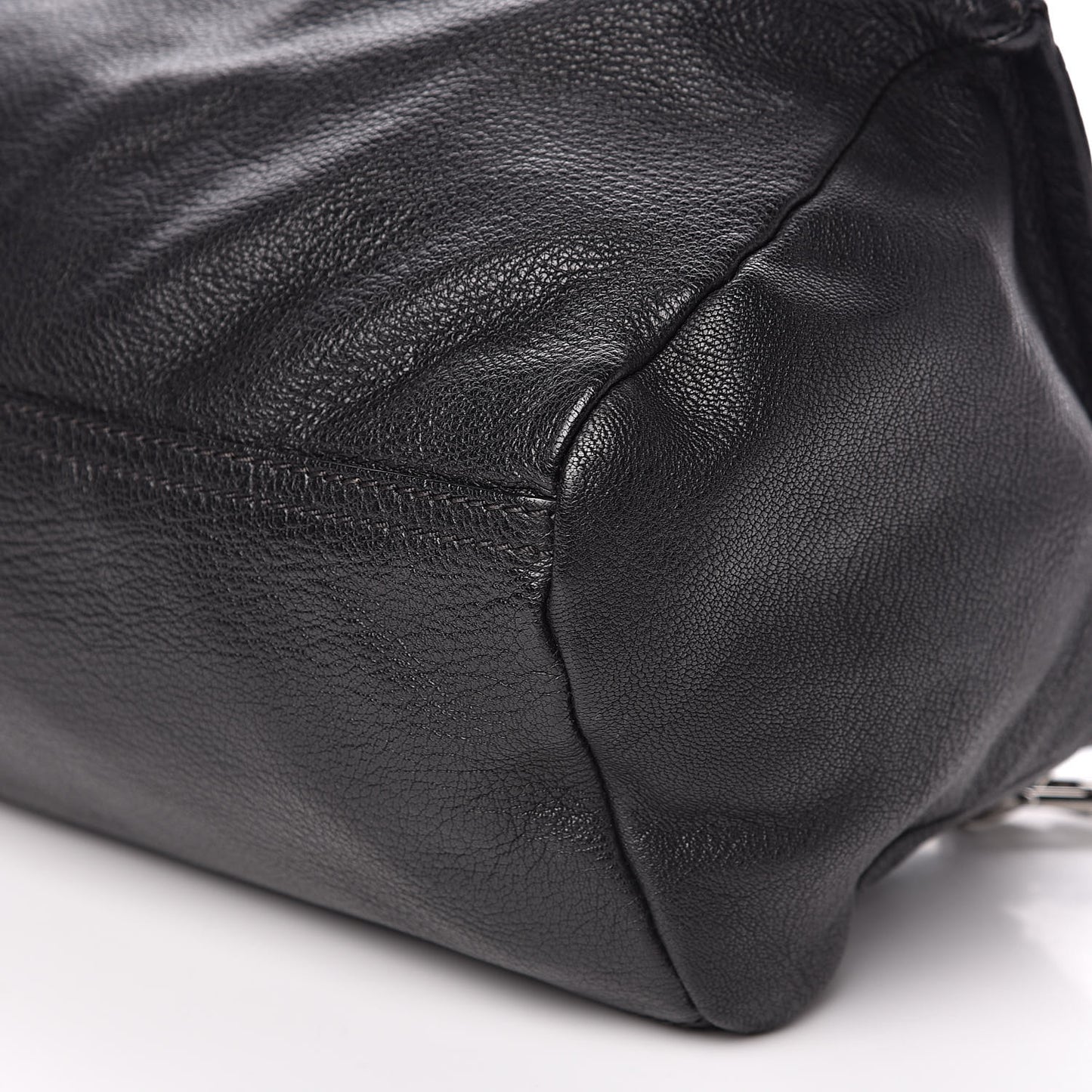 Sugar Goatskin Small Pandora Black