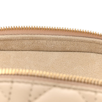 Christian Dior Lambskin Cannage Micro Lady Dior Vanity Case Beige 7 of 11
