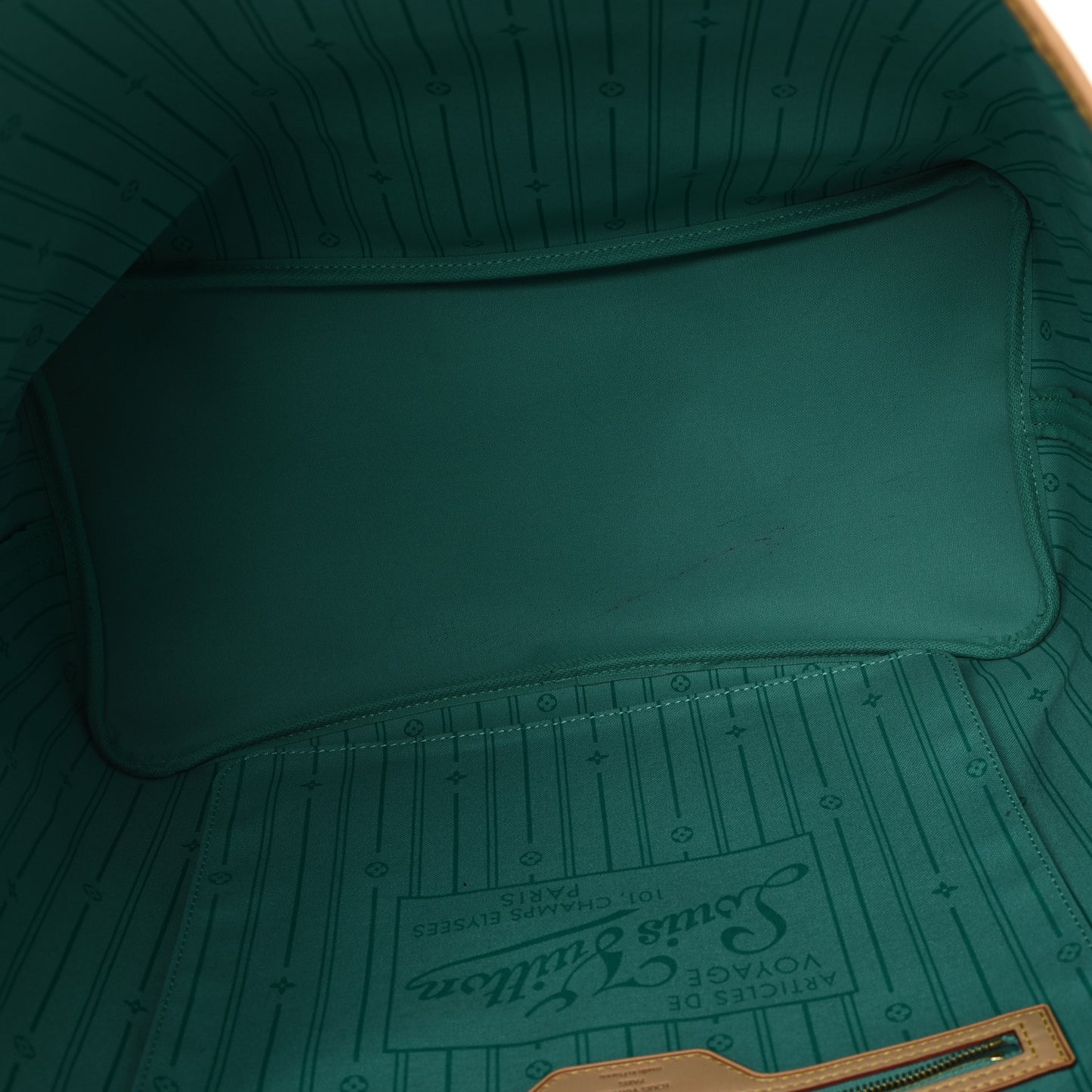 Monogram My LV Heritage Neverfull Turquoise White