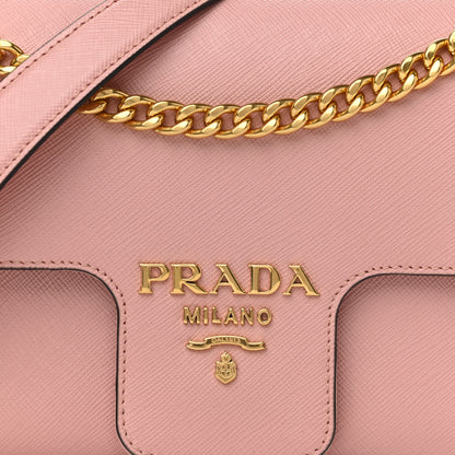 Prada Saffiano Flap Shoulder Bag Orchidea 8 of 11