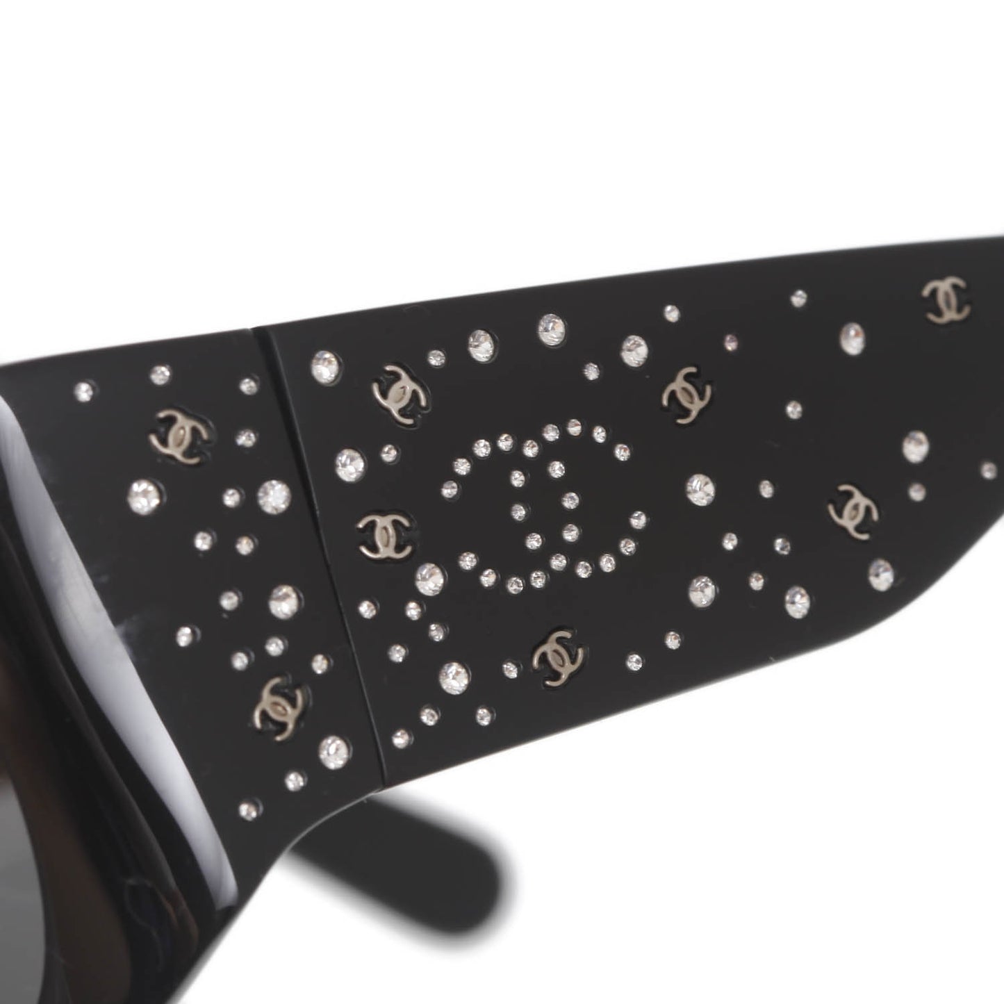 Swarovski Crystal CC Logo Sunglasses 5134 B